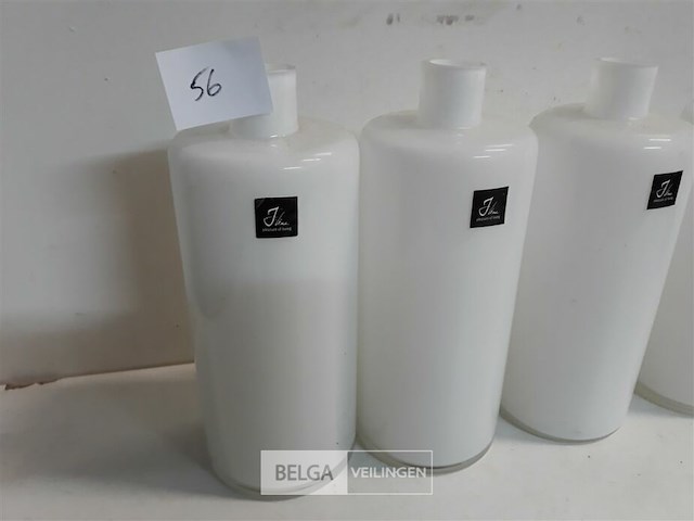 4 x vaas wit 18 cm - afbeelding 3 van  3