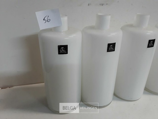 4 x vaas wit 18 cm - afbeelding 3 van  3