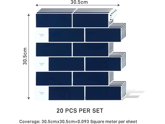 4 x varypaper keukenwandtegels (20 stuks/pak) - afbeelding 2 van  3