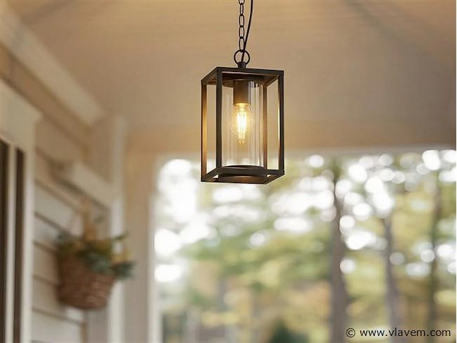 4 x venezia buiten hanglamp zwart - afbeelding 2 van  5