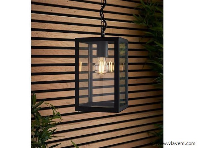 4 x venezia buiten hanglamp zwart - afbeelding 1 van  5