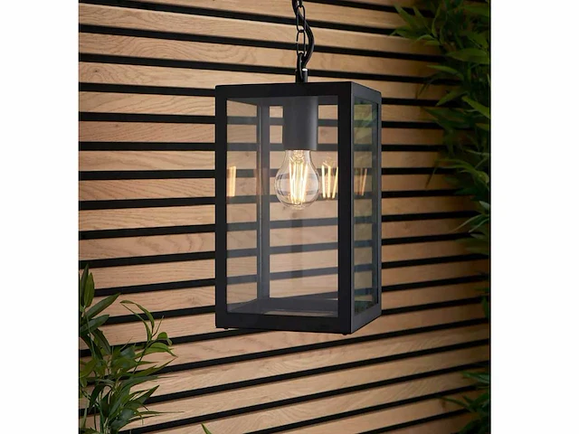 4 x venezia buiten hanglamp zwart - afbeelding 1 van  9