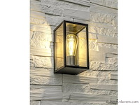 4 x venezia buiten wandlamp zwart - afbeelding 6 van  6