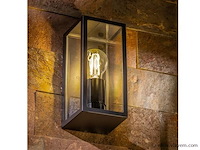 4 x venezia buiten wandlamp zwart - afbeelding 4 van  7