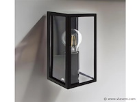 4 x venezia buiten wandlamp zwart - afbeelding 1 van  6