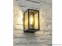 4 x venezia buiten wandlamp zwart
