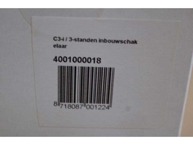 4 x ventilair c3-i / comair 3-standenschakelaar inbouw - afbeelding 3 van  6