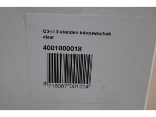 4 x ventilair c3-i / comair 3-standenschakelaar inbouw - afbeelding 4 van  6