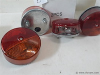 4 x verlichting voor aanhangwagen rond - afbeelding 2 van  2