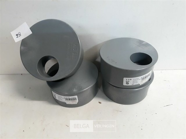 4 x verloop 110-40 pvc lijmverbinding - afbeelding 1 van  3