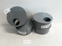 4 x verloop 110-40 pvc lijmverbinding - afbeelding 2 van  3
