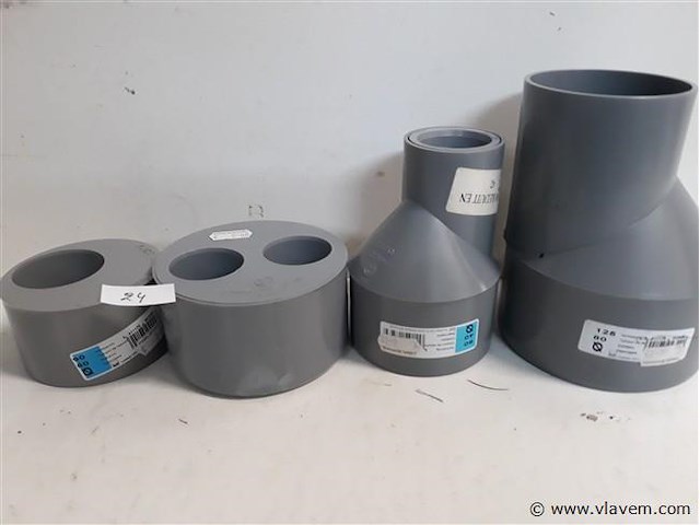 4 x verloop mix pvc lijmverbinding - afbeelding 2 van  2