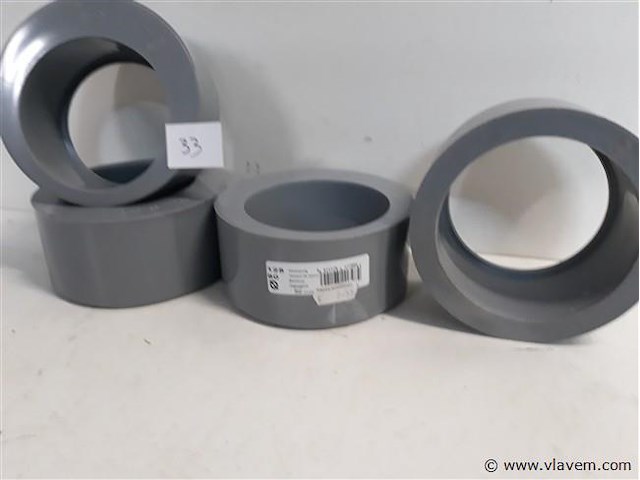4 x verloop mix pvc lijmverbinding - afbeelding 2 van  2