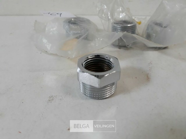 4 x verloopring chrome 1/2m-3/4f - afbeelding 3 van  3