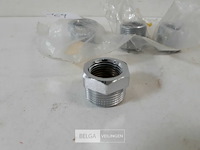 4 x verloopring chrome 1/2m-3/4f - afbeelding 3 van  3