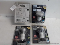 4 x vervanglamp spot gu10 3w - afbeelding 1 van  2