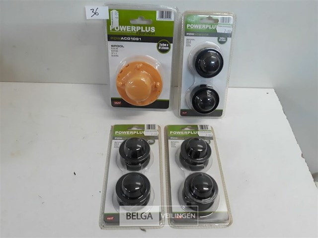4 x vervangspoel voor kantenmaaier power plus - afbeelding 1 van  3