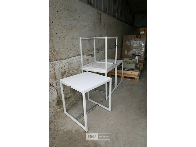 4 x vierkante tafel - afbeelding 1 van  4