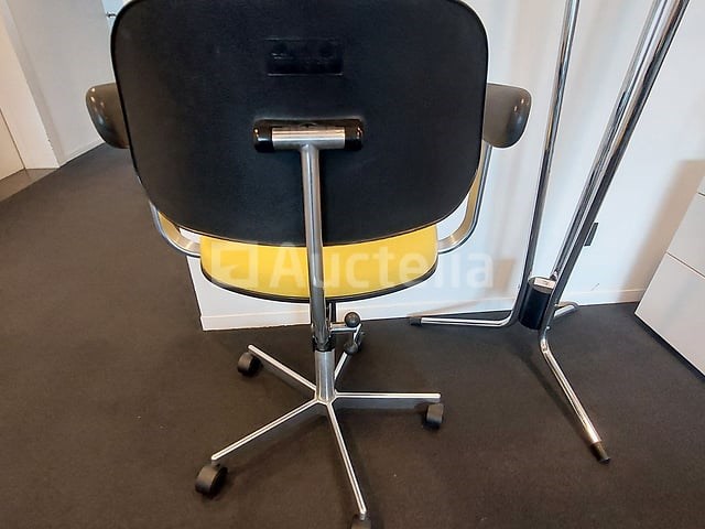4 x vintage bureaustoelen fritz hansen kevi - design jörgen rasmussen - afbeelding 4 van  4