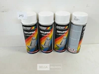 4 x vinylspray wit motip 400ml - afbeelding 2 van  3