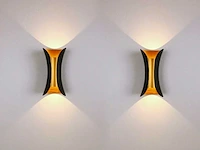 4 x viva wand design armaturen goud zwart