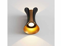 4 x viva wand design armaturen goud zwart - afbeelding 3 van  7
