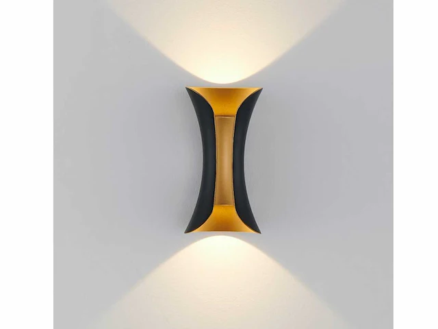 4 x viva wand design armaturen goud zwart - afbeelding 4 van  7