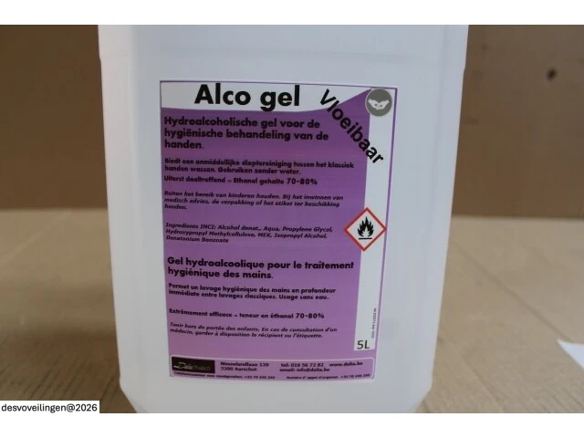 4 x vloeibare alcoholgel (5l) - afbeelding 3 van  3