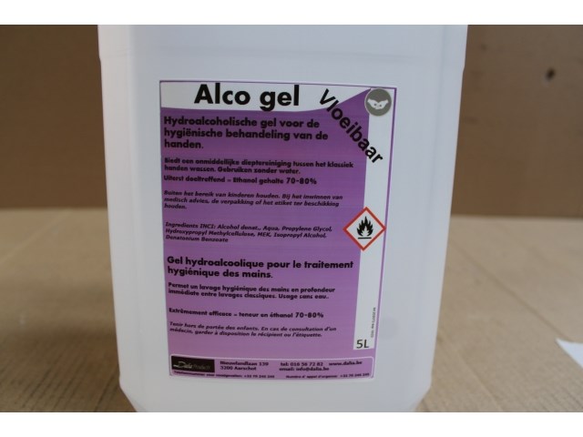 4 x vloeibare alcoholgel (5l) - afbeelding 2 van  2