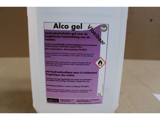4 x vloeibare alcoholgel (5l) - afbeelding 4 van  4