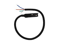 4 x voedingsconnector met kabel voor magnetische rail – 48v – zwart - afbeelding 3 van  3