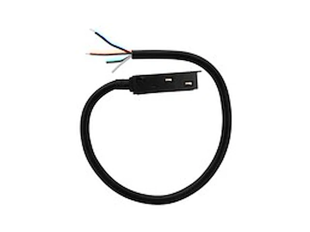 4 x voedingsconnector met kabel voor magnetische rail – 48v – zwart - afbeelding 1 van  4