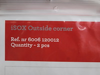 4 x voorgevormde buitenhoek (per 2st) - afbeelding 2 van  2