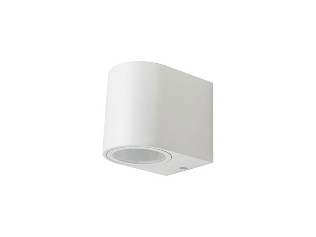 4 x wandlamp modern halfrond gu10 fitting zand wit waterdicht - afbeelding 2 van  3