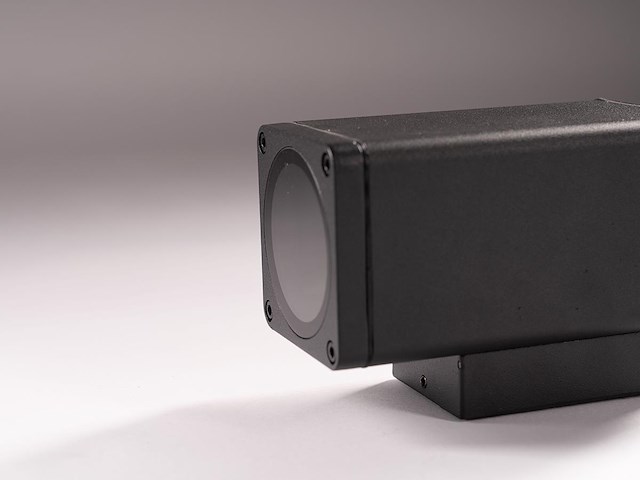 4 x wandlamp rechthoekig gu10 fitting zand zwart waterdicht - afbeelding 4 van  6