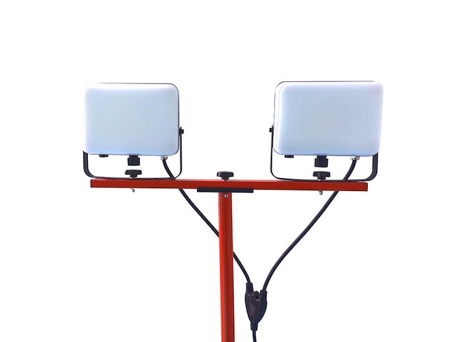 4 x werklamp 2x50w led 3in1 kleur cct breedstraaler waterdicht met tripod - afbeelding 5 van  7