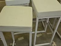 4 x witte kruk