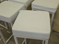 4 x witte kruk