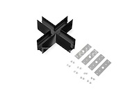 4 x x-connector voor opbouw magnetische rail – 48v – horizontaal - afbeelding 4 van  4