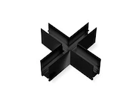 4 x x-connector voor opbouw magnetische rail – 48v – horizontaal