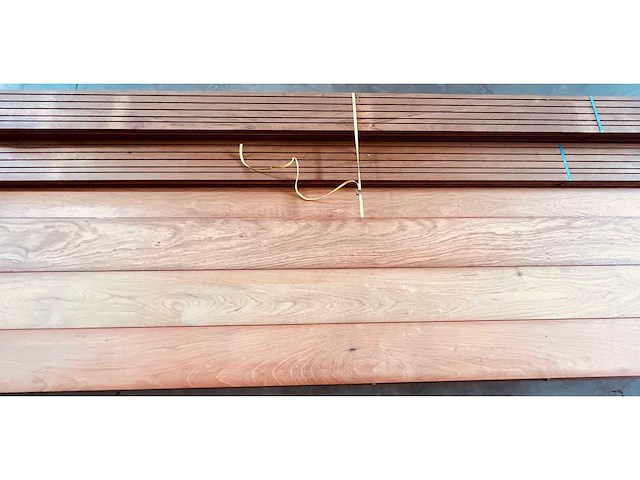 4 zijden tand en groef partij jatoba massief parket - afbeelding 5 van  5