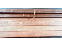 4 zijden tand en groef partij jatoba massief parket - afbeelding 5 van  5
