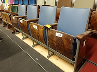4-zit vintage theaterstoel - afbeelding 2 van  6