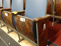 4-zit vintage theaterstoel - afbeelding 3 van  6