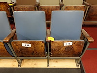 4-zit vintage theaterstoel - afbeelding 4 van  6