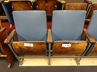 4-zit vintage theaterstoel - afbeelding 5 van  6