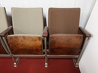 4-zit vintage theaterstoel - afbeelding 2 van  5