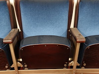 4-zit vintage theaterstoel - afbeelding 7 van  9