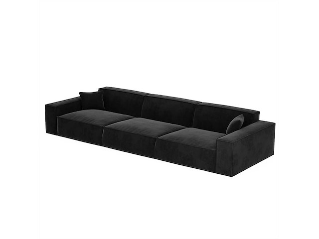 4-zits bank - antracietstof - afbeelding 3 van  9