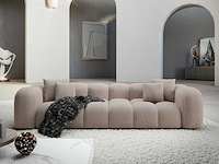 4-zits bank - beige stof - afbeelding 1 van  8